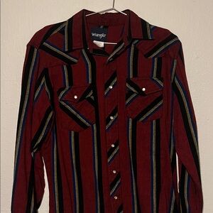Wrangler Men's Multicolor Striped Shirt Jacket